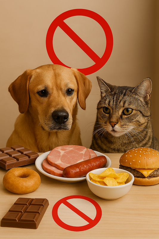 🚫 Alimentos que jamás debes dar a tu mascota