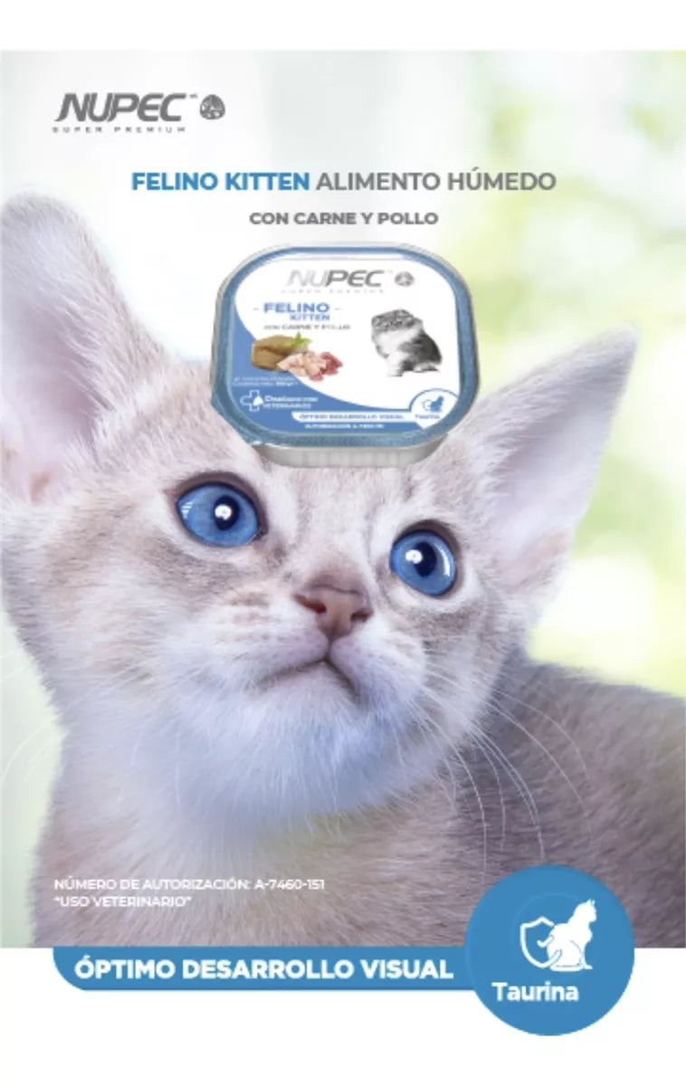 NUPEC FELINO KITTEN HUMEDO 16 LATAS