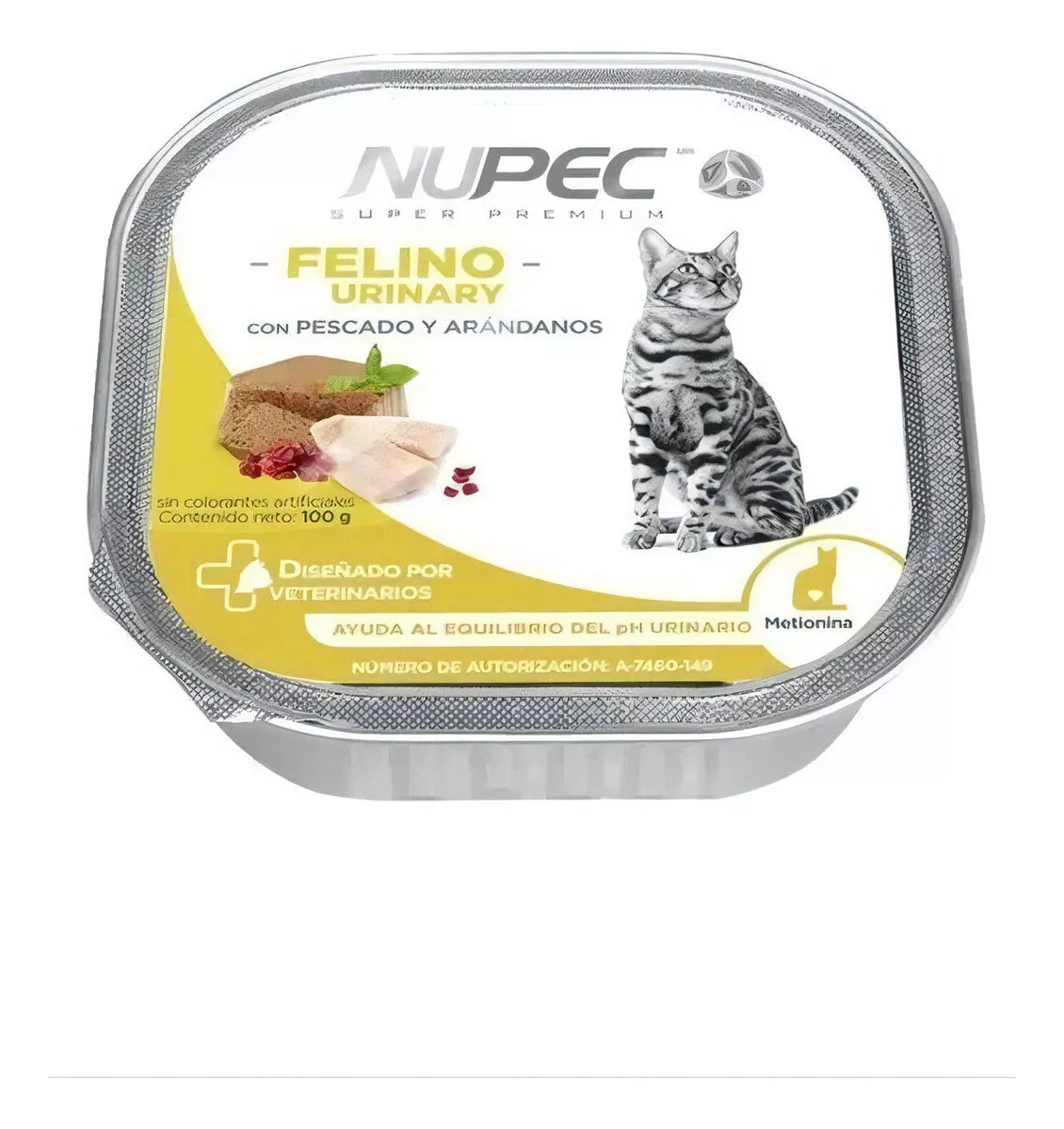 NUPEC FELINO HAIRBALL/URINARY CLUSTER 4 LATAS