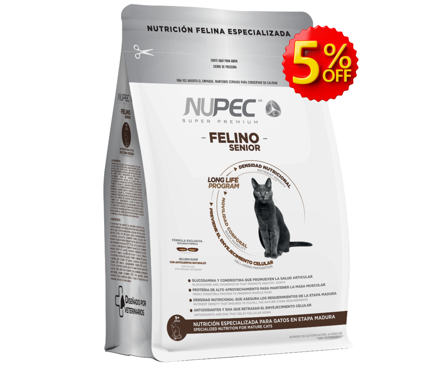 NUPEC FELINO SENIOR 3KG
